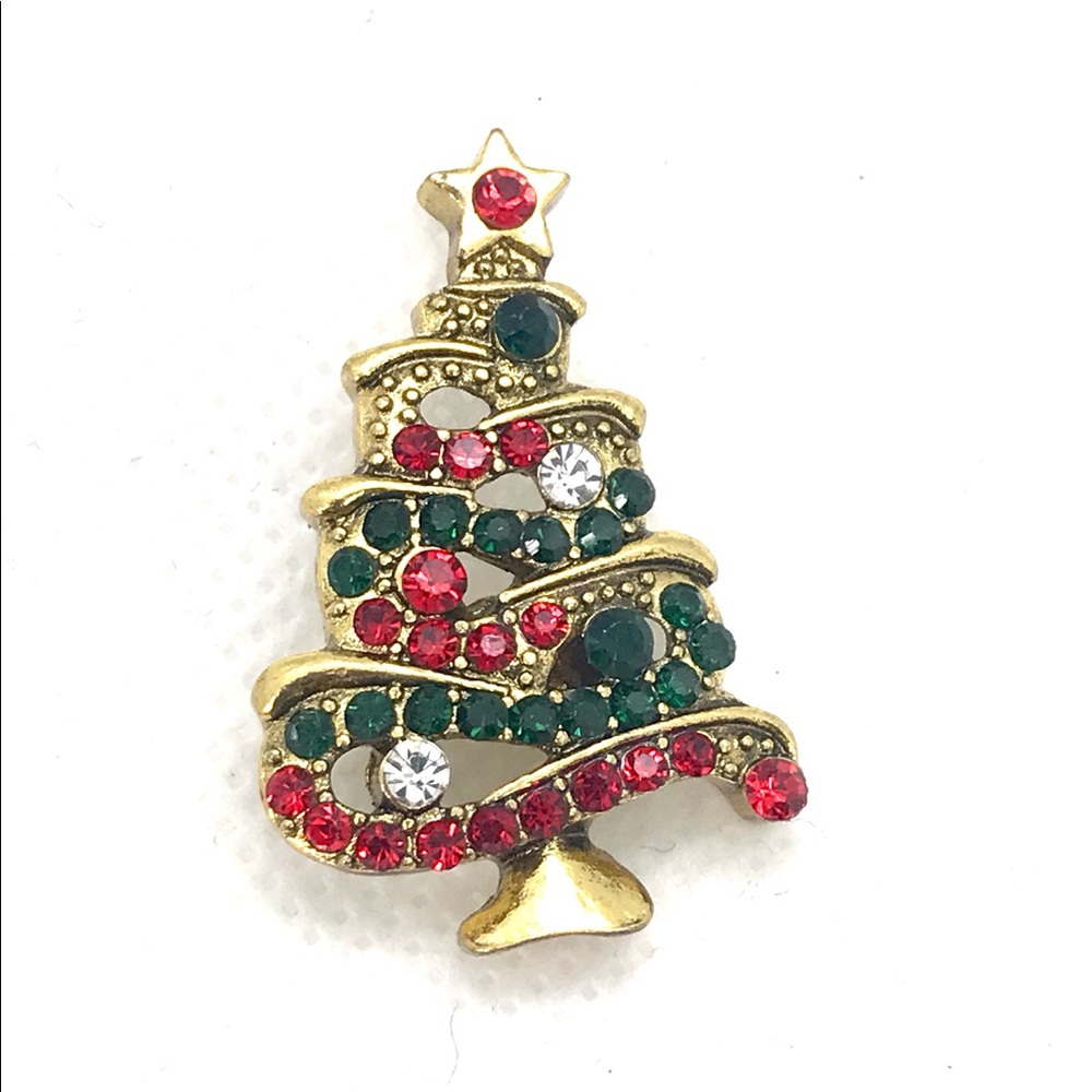Christmas tree snap button 20mm gingersnaps ASN20